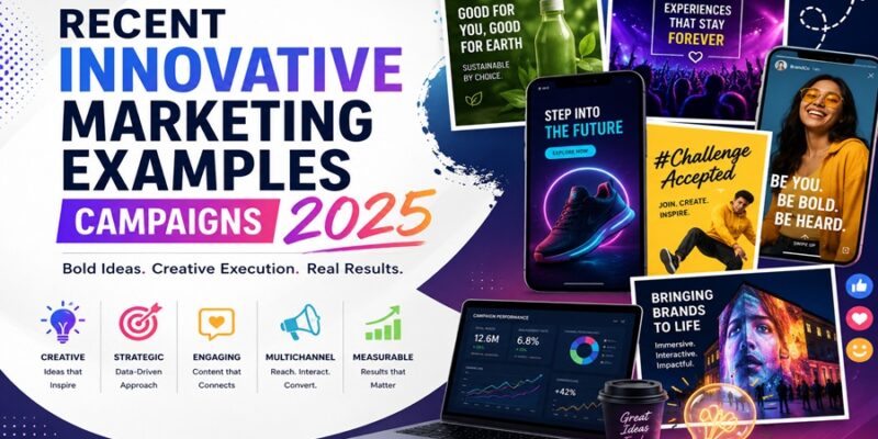 Recent innovative marketing examples campaigns 2025